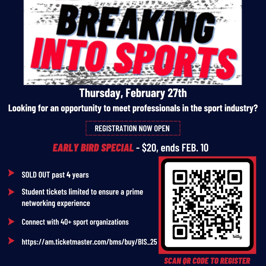 Sport & Recreation Management Program tweet media