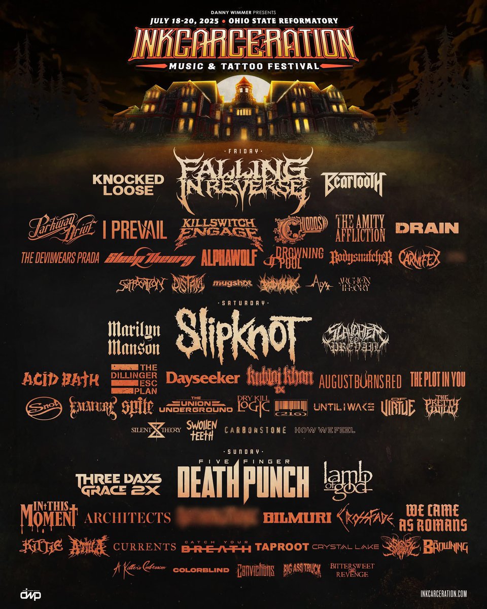 Union Underground (@theuuofficial) on Twitter photo ‼️SAVE THE DATES‼️
Welcome To Rockville - MAY 18, 2025
The Machine Shop - JULY 18, 2025
<a href="/InkcarFestival/">Inkcarceration Festival</a> - JULY 19, 2025
On Sale @ TheUnionUnderground.com ‼️SAVE THE DATES‼️
Welcome To Rockville - MAY 18, 2025
The Machine Shop - JULY 18, 2025
<a href="/InkcarFestival/">Inkcarceration Festival</a> - JULY 19, 2025
On Sale @ TheUnionUnderground.com