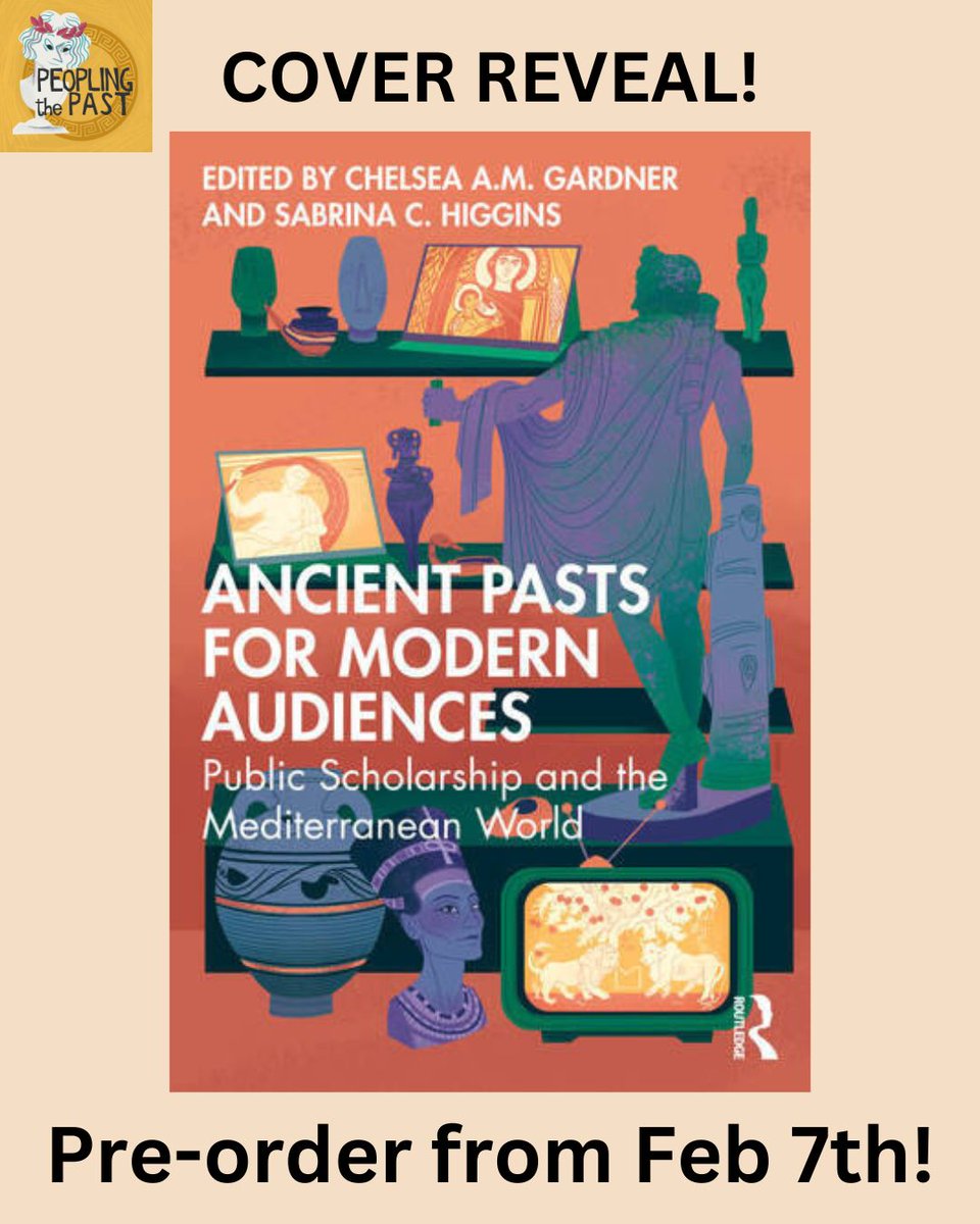We are so excited to reveal the cover for “Ancient Pasts for Modern Audiences: Public Scholarship and the Mediterranean World”, designed by the amazing <a href="/flaroh/">Flora 🏺(inactive)</a> 🤩 Pre-orders begin Feb 7th and the entire volume will be GOLD open access! Find out more here:
routledge.com/Ancient-Pasts-…