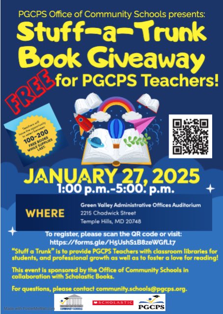 PGCPS_OCS's tweet image. Part 2 is happening on Monday, January 27th for ALL @pgcps Teachers‼️See the flyer below for more info &amp;amp; registration. Contact community.schools@pgcps.org if you have any questions.