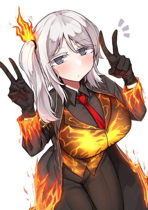 おファウのサイドテールかわいい、無表情ピースしてほしい 