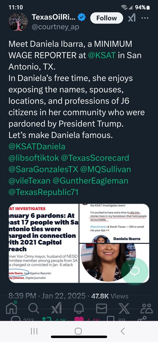 This news reporter is total garbage. Let’s spread the news.