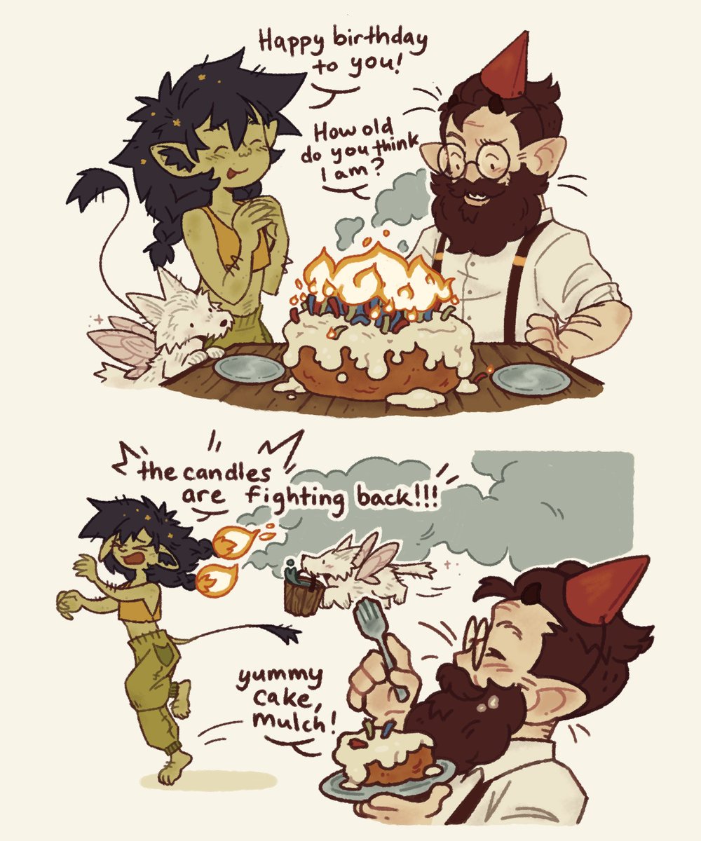 We’ve got a special birthday today!! Bristle is celebrating… well, however many candles that is. 

Happy birthday, Bristle!