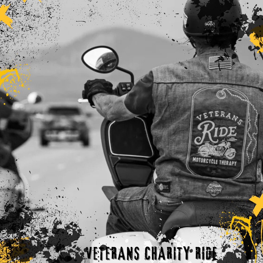 🏍️ Freedom on two wheels! At Veterans Charity Ride, we use Motorcycle Therapy to help wounded and amputee combat veterans find joy, healing, and camaraderie. 🛣️ Let’s ride together toward a brighter future! 🌟 #MotorcycleTherapy #VeteransHealing