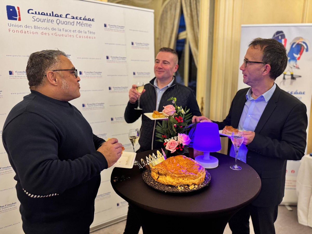 Lucien Flamant, président de l'#UBFT a présenté ses vœux aux membres #GueulesCassées d’Île-de-France. L'occasion de saluer l’engagement de chacun, de faire le point sur les actions marquantes de 2024 et de mettre le cap sur 2025 ! 🚀