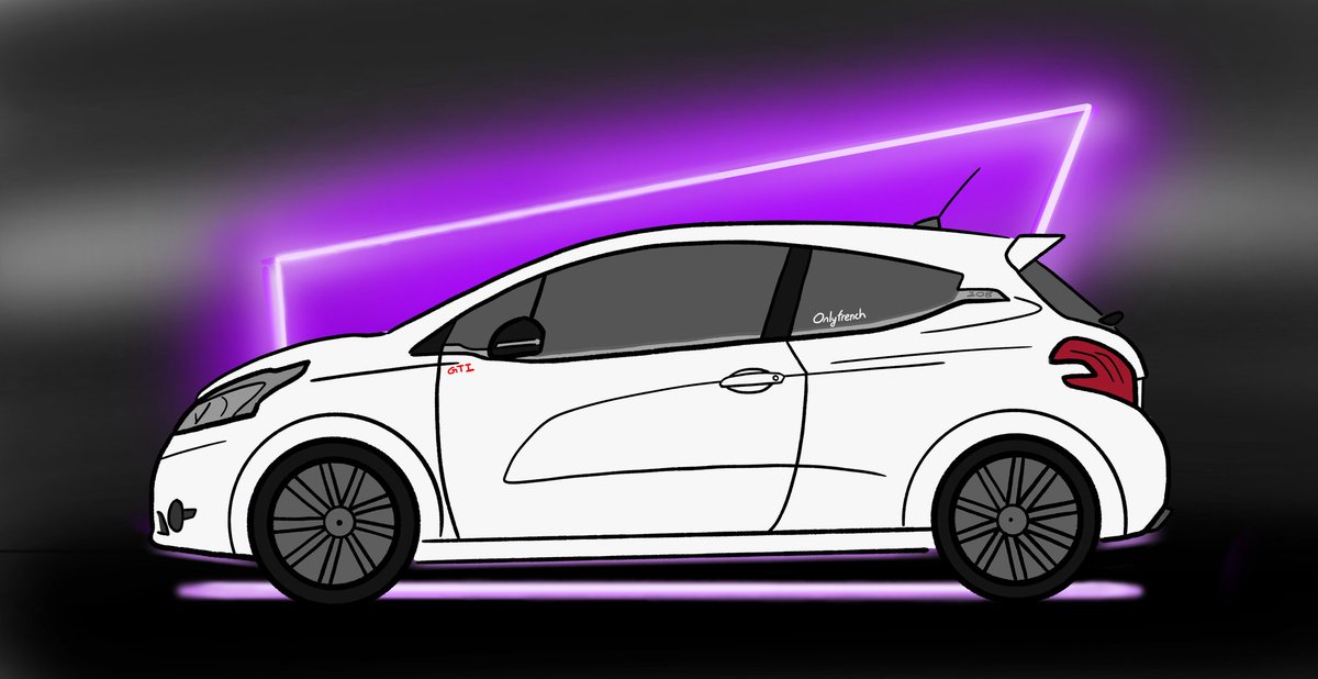 kainlap_art's tweet image. Peugeot 208 GTI comission!!
#peugeot #208gti #Car #drawing