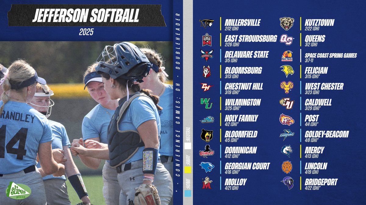 <a href="/JeffersonSB24/">Thomas Jefferson University Softball</a> release their 2025 schedule!

Full story on website!

📸: Kristen Waskie