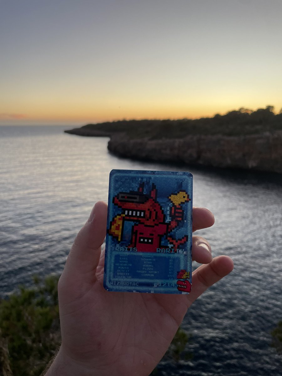 wizard_tac's tweet image. Ever wanted to hold your NFT in your hands as a real trading card? 🃏✨ Stop dreaming and make it happen – send me a DM now to get started!