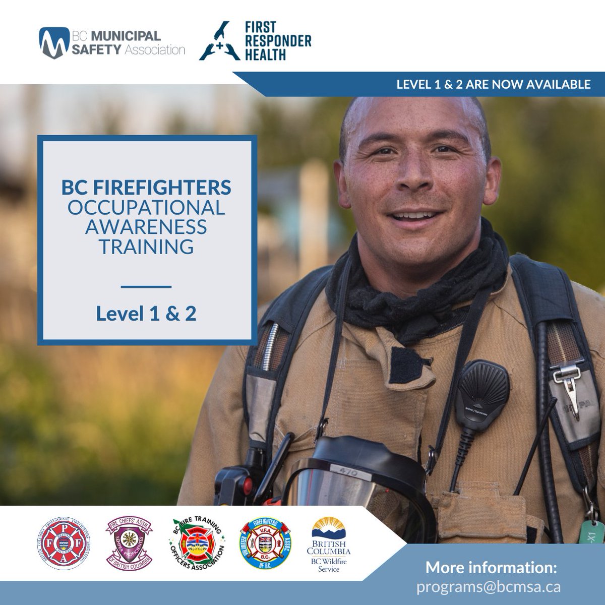 Access Now! The BC Fire Fighter Occupational Awareness Training (BCFFOAT) program is here! Explore resources to recognize and manage stressors early for better health outcomes. Learn more: bcmsa.ca/news-release-b…