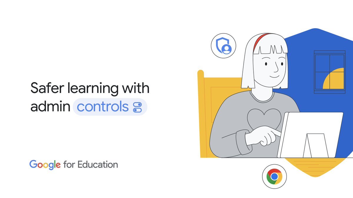 GoogleForEdu's tweet image. IT admins, we’ve got powerful new updates to protect your school&apos;s digital environment, like enhanced search in Admin Console and controlled access to apps &amp;amp; forms. 

Explore education-focused #AI tools with @GoogleWorkspace &amp;amp; #ChromeOS: goo.gle/4arymVB #BettUK2025