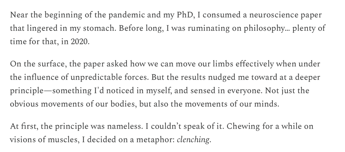 cube_flipper's tweet photo. last year my friend @robustenough wrote an extremely comprehensive and well-researched six-part treatise on mechanisms of *clenching* (including how this relates to tanha). i said i'd tweet a short review https://t.co/egdBqnUrGM