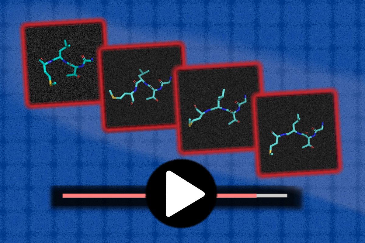 MIT CSAIL’s new generative model can efficiently create molecular dynamics videos 🧵

Their "MDGen" system emulates molecular dynamics, connecting static structures. It's an early step toward designing molecules w/desired dynamics.
