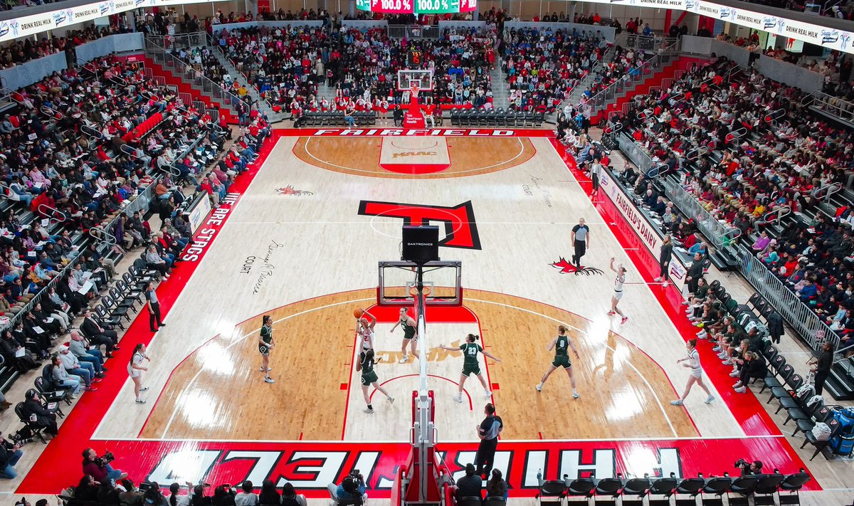 Everyone watches women’s sports.

3,573 fans at <a href="/MahoneyArena/">Leo D. Mahoney Arena</a> today for <a href="/StagsWBball/">Fairfield Women’s Basketball</a> Kids’ Day Out!

🤘🏀