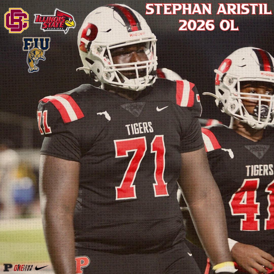Palmetto Football (@palmettofball) on Twitter photo Offers are piling up for <a href="/StephanAristil/">Stephan Aristil</a>
Check out the 2026 OL! 🐯⬇️
hudl.com/v/2QpinS
#TigerPride | #WE2LOAD5D Offers are piling up for <a href="/StephanAristil/">Stephan Aristil</a>
Check out the 2026 OL! 🐯⬇️
hudl.com/v/2QpinS
#TigerPride | #WE2LOAD5D