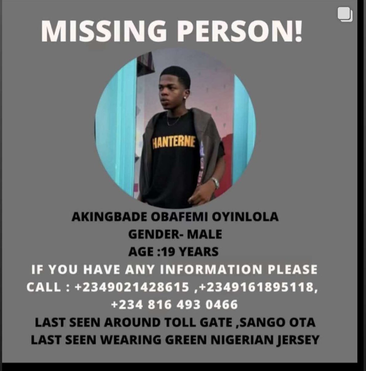 Missing person 

Please rt 🙏🙏