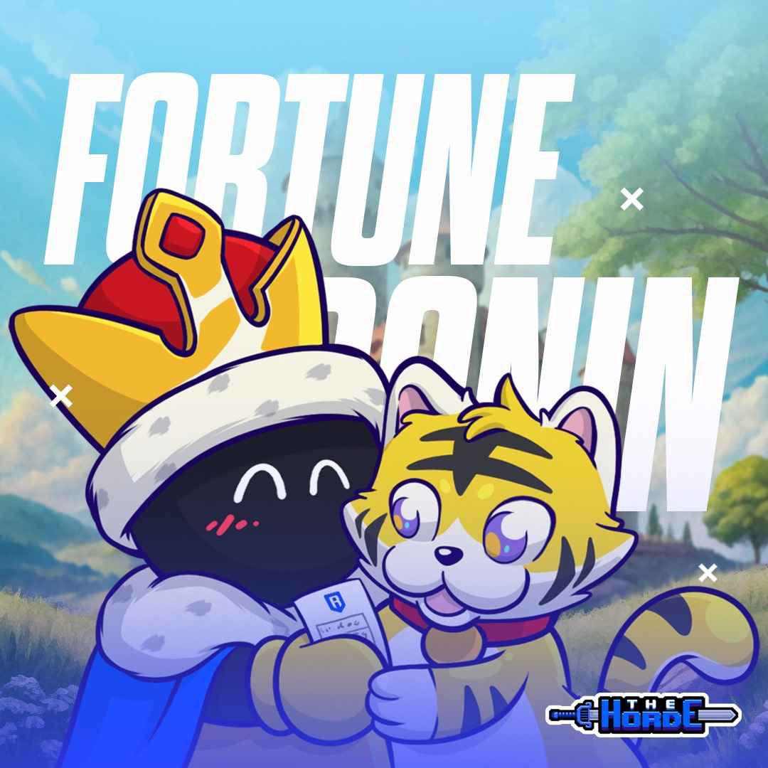 Underworld | The Horde (@thehordexyz) on Twitter photo The Horde x <a href="/FortuneRonin/">Fortune Ronin</a>
Are you ready to test your luck? 🍀
☑️ RT+LIKE+DROP @RONIN_NETWORK WALLET
(100 Fortune Ronin WL spots up for grabs) The Horde x <a href="/FortuneRonin/">Fortune Ronin</a>
Are you ready to test your luck? 🍀
☑️ RT+LIKE+DROP @RONIN_NETWORK WALLET
(100 Fortune Ronin WL spots up for grabs)