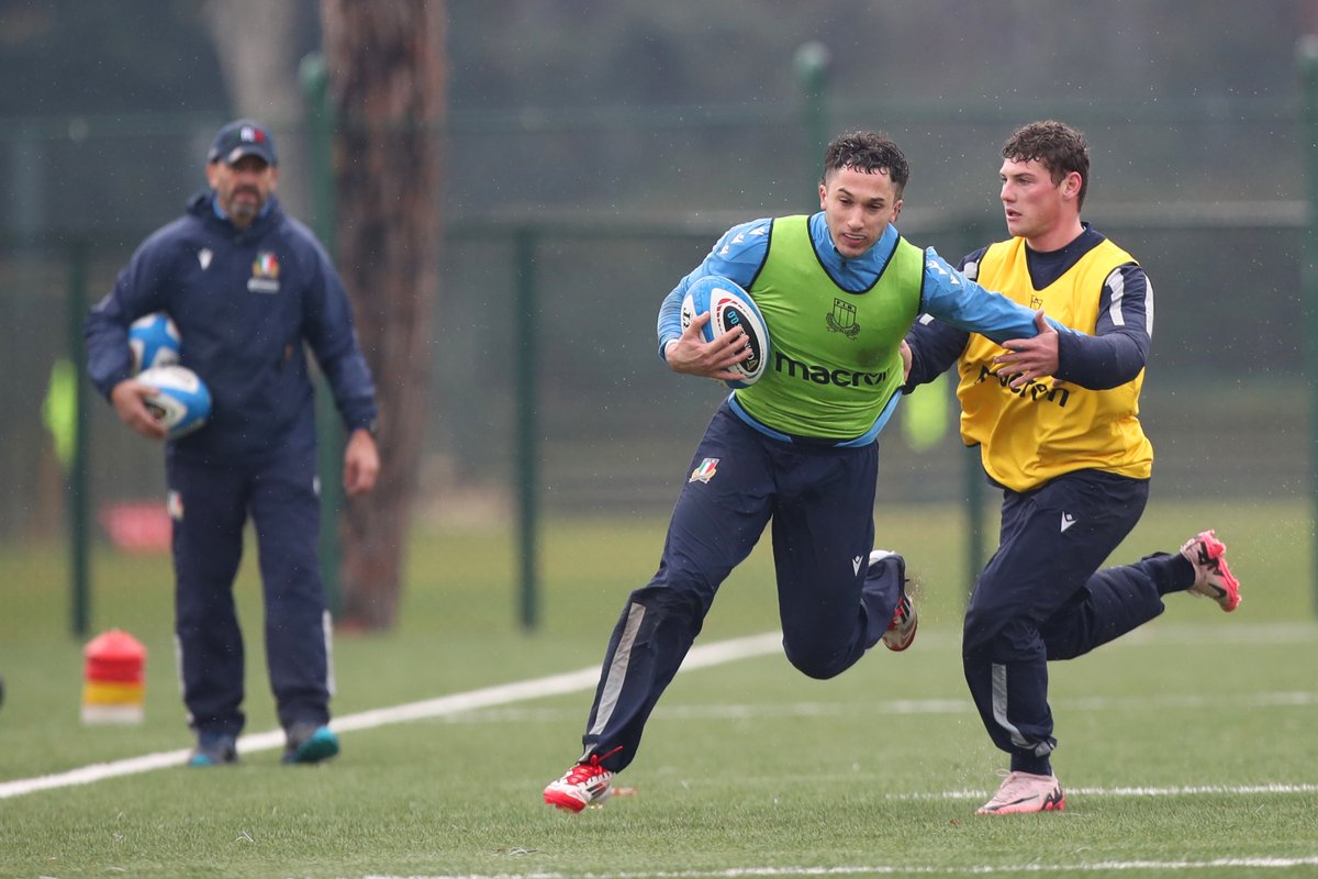 Federugby's tweet photo. Prosegue il raduno al CPO di Roma in preparazione del #GuinnessM6N2025. Gli #Azzurri esordiranno sabato primo febbraio a #Murrayfield 

#ItalRugby | @SixNationsRugby 
#Insieme #RugbyPassioneItaliana https://t.co/P8JjOHNv2p