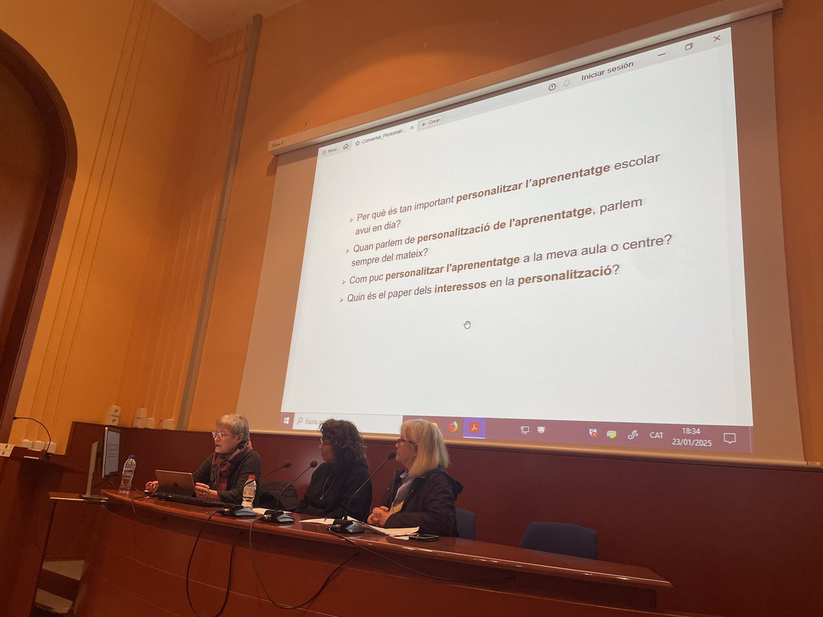 Mireia Hugas Claparols (@mireiahugas) on Twitter photo Comencem la segona #conversaPolièdrica avui sobre #Personalització amb @annaengelroi <a href="/NuriaSarria/">Núria Sarria</a> de l’<a href="/Rieraderibes/">EscolaRieradeRibes</a> <a href="/ICEUAB/">ICE de la UAB</a> #IDPUB <a href="/Maraldamiz/">Mar Aldamiz-Echevarria Iraurgui.</a> Comencem la segona #conversaPolièdrica avui sobre #Personalització amb @annaengelroi <a href="/NuriaSarria/">Núria Sarria</a> de l’<a href="/Rieraderibes/">EscolaRieradeRibes</a> <a href="/ICEUAB/">ICE de la UAB</a> #IDPUB <a href="/Maraldamiz/">Mar Aldamiz-Echevarria Iraurgui.</a>