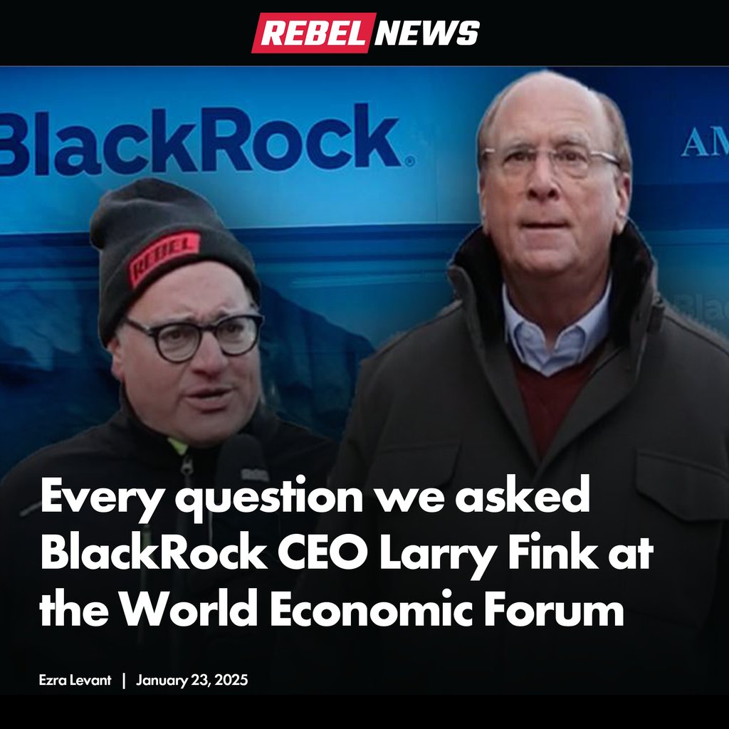 We confronted BlackRock CEO Larry Fink at Davos which turned into an  impromptu walk-and-talk press conference on his corporate influence over  sustainable development goals. MORE: https://t.co/byrz1r6g3E