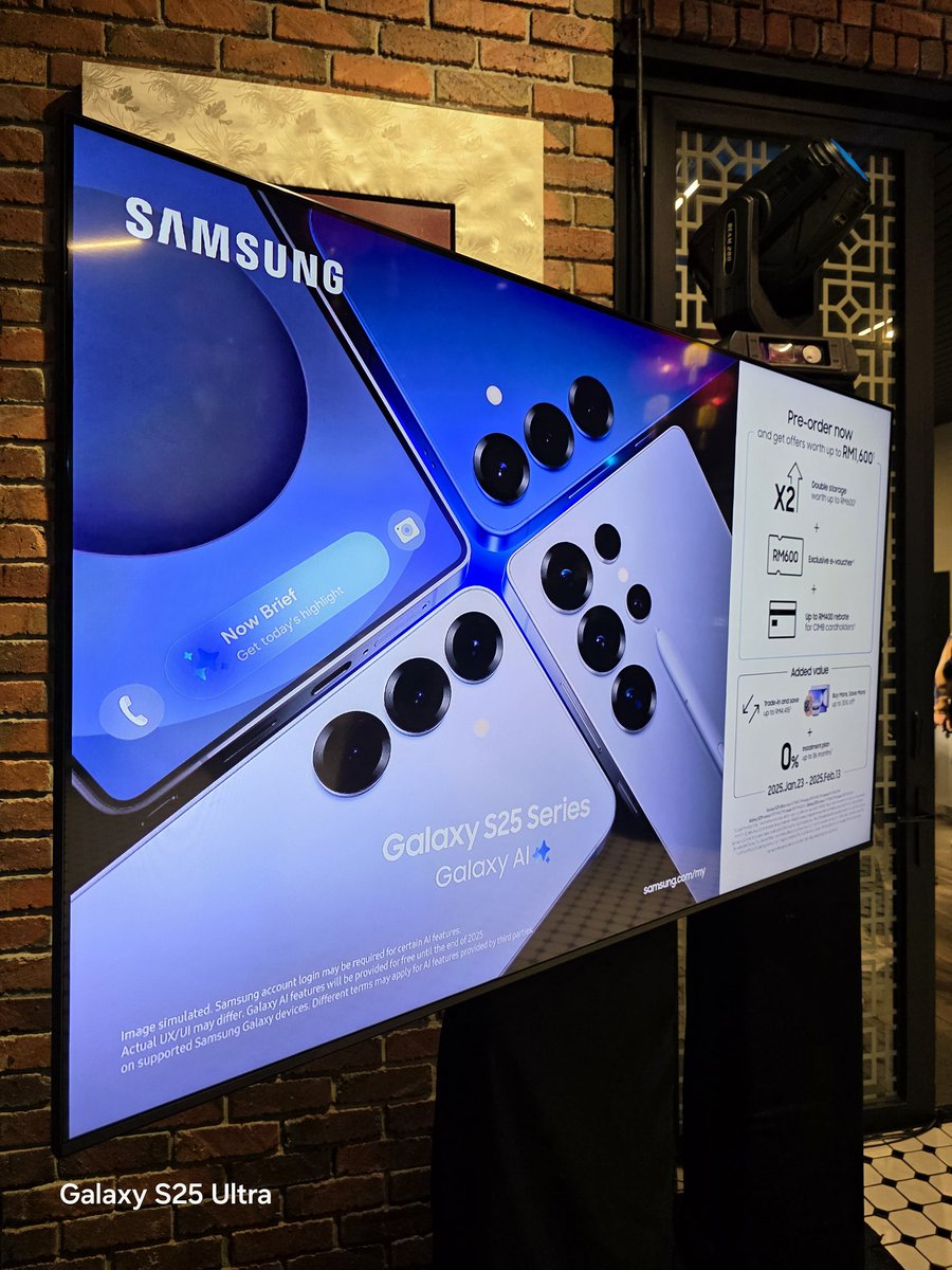 amadzahry's tweet image. Samsung Galaxy S25 Series Launch Malaysia #Galaxyai #samsungunpacked #galaxyunpacked #galaxys25series #AItothesky