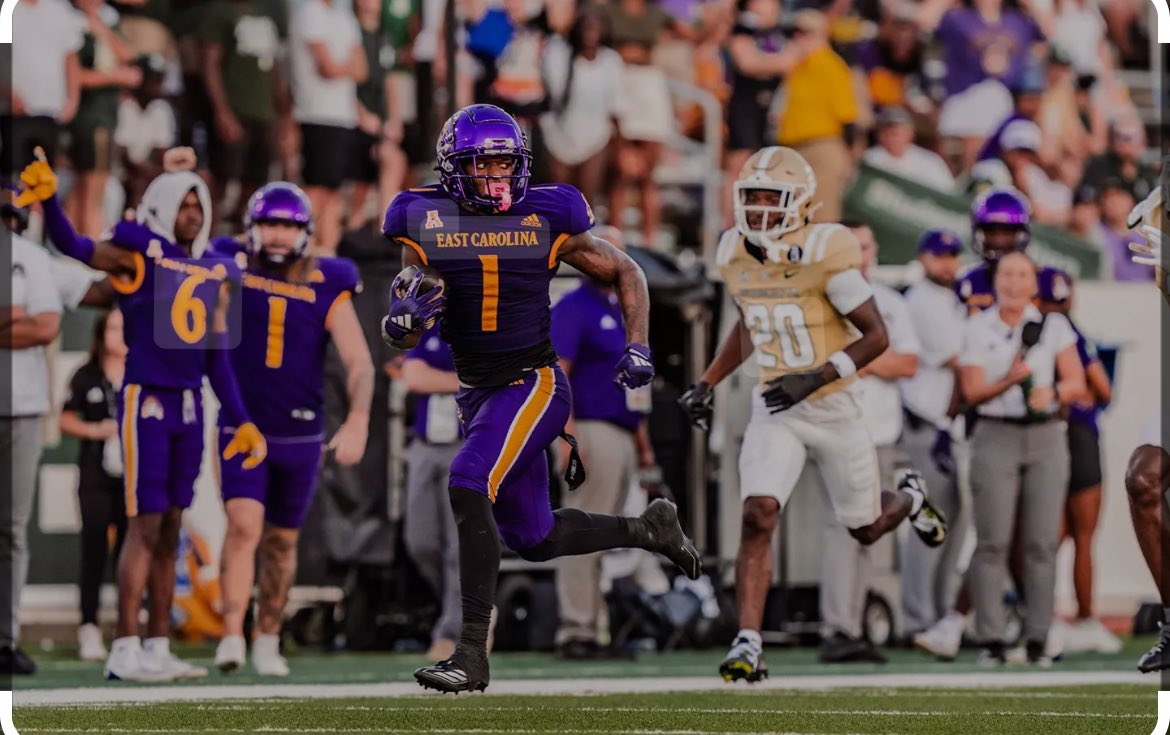 After a great conversation with <a href="/OLCoachMattox/">Matt Mattox</a> I'm extremely blessed to receive a offer from East
Carolina University