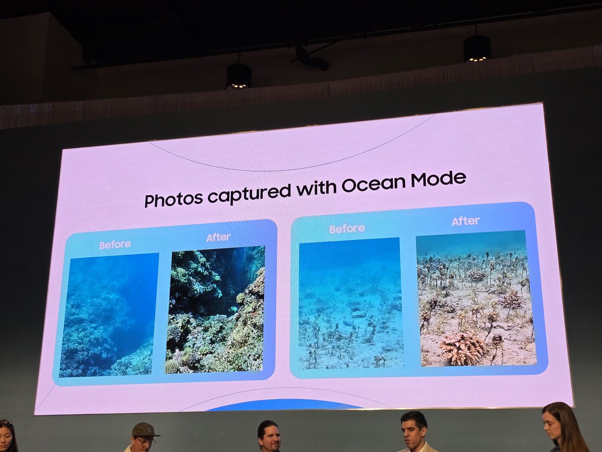 MyTechMusings's tweet photo. This is impressive... @Samsung developed special camera features called #OceanMode to make under water pictures better.
This supports many campaigns trying to increase awareness of Coral Reef, by photographing and showing around the world..
But this also of immense use people trying to take pictures while snorkeling, scuba diving etc..
#seeingisbelieving @SamsungMobileUS @SamsungMobile
#GalaxyUnpacked #sustainably