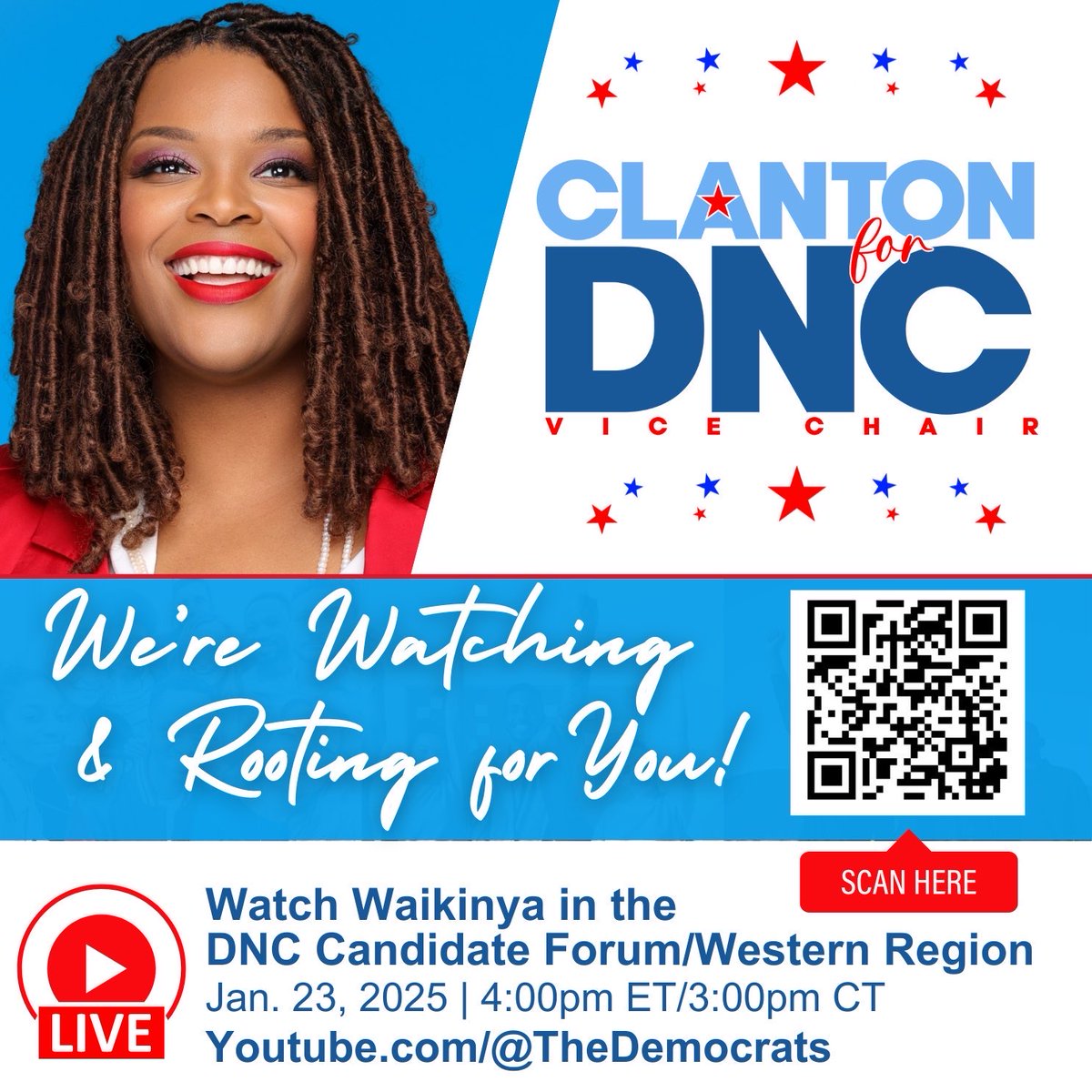 Clanton For DNC Vice Chair tweet media