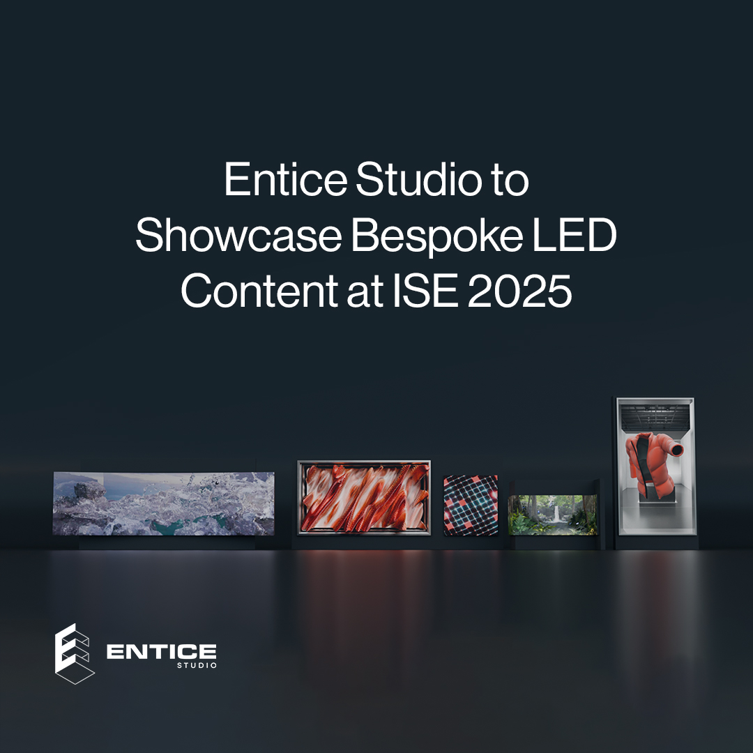 SignageInfo's tweet image. Entice Studio will debut at #ISE2025, collaborating with Absen and Peerless-AV to showcase bespoke LED content. The displays will highlight LED technology’s applications in retail, corporate, and other environments.

signageinfo.com/events/45835/e…

#DigitalSignage  #LEDDisplays