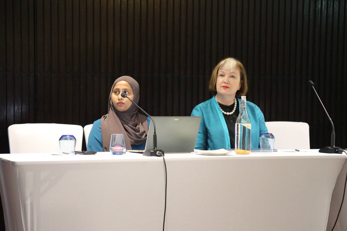 MoHEmv's tweet photo. A validation workshop was conducted today following a consultative process with the tripartite constituents to formulate the Decent Work Country Program 2025- 2029 for the Maldives. The workshop focused on building consensus on the identified priority areas. https://t.co/CkfZaoTNm9