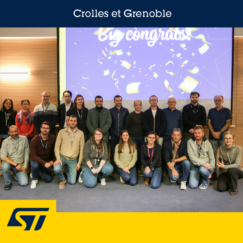 ST_France_News's tweet photo. 💡👏 Inventrices et #inventeurs de solutions technologiques d’aujourd’hui et de demain...En France, plusieurs centaines d’employés ST ont soumis une invention en 2023 et ont été reconnus lors de cérémonies organisées sur les sites. 

#innovation #technologie