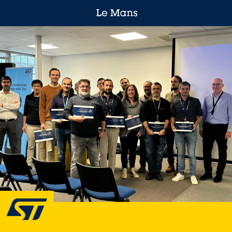 ST_France_News's tweet photo. 💡👏 Inventrices et #inventeurs de solutions technologiques d’aujourd’hui et de demain...En France, plusieurs centaines d’employés ST ont soumis une invention en 2023 et ont été reconnus lors de cérémonies organisées sur les sites. 

#innovation #technologie