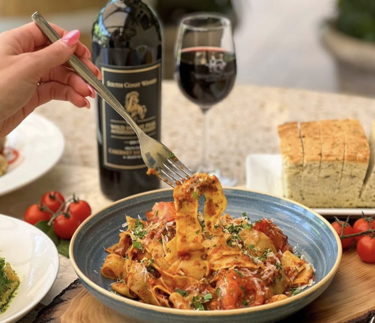 Join <a href="/SCWinery/">South Coast Winery Resort & Spa</a> for Pasta Night! Enjoy a delicious evening of unlimited build-your-own pasta on their Garden Veranda and Member’s Lounge! 

Dates: Every Friday
Time: 4:30pm - 7:30pm
Pricing For Unlimited: $22 Members | $32 Non-Members