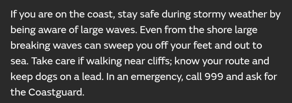 There will be a storm tomorrow. The met office has issued red warnings. Please ensure you are prepared. Charge your batteries and make sure you have emergency plans, stay inside in the red... If you're in the amber region please keep your dogs on a lead.