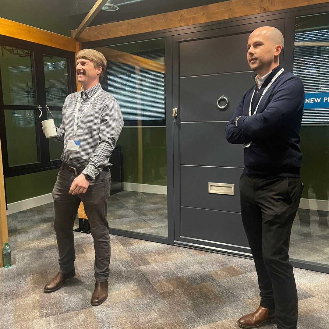 BusinessPilotUK's tweet photo. Ryan B & Danni have been at the @Originbifolds Expo Day today. It was great to hear about how Origin are supporting installers through 2025 and to catch up with some of our ace #BPCommunity!
#Installers #Networking #IndustryEvents #Origin https://t.co/HohMk01IfI