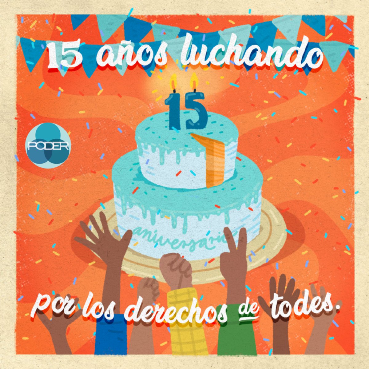 Hoy estamos de manteles largos porque... ¡CUMPLIMOS 15 AÑOS!🥳

Ha sido un recorrido lleno de luchas, aprendizajes y logros junto a las comunidades que acompañamos y organizaciones aliadas que nos siguen inspirando.✨

¡Gracias por ser parte de nuestra historia!🙏