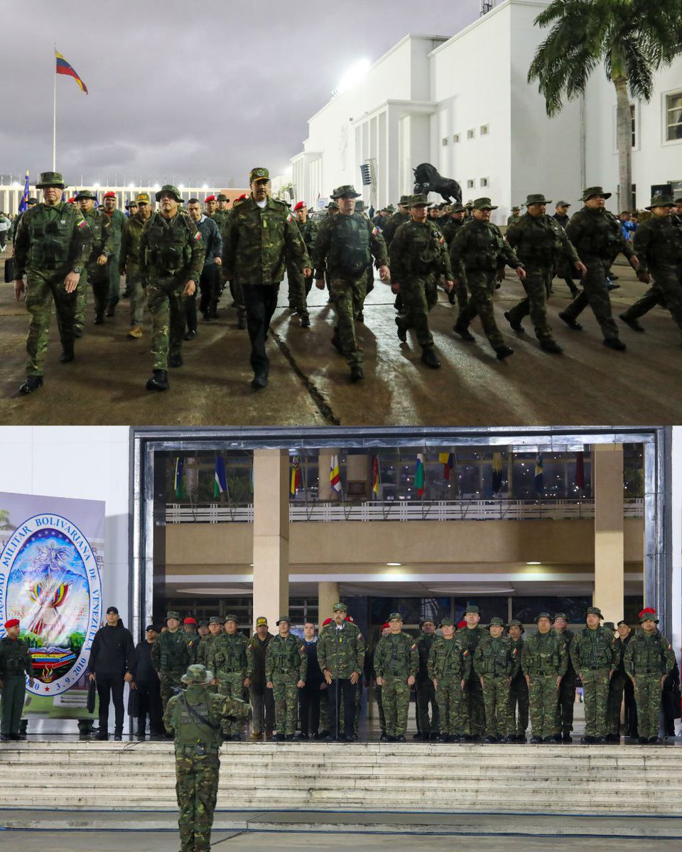 NoticiasPsuv_'s tweet photo. Dimos inicio al primer Ejercicio Popular, Militar y Policial "Escudo Bolivariano 2025" para garantizar la Paz, la libertad y la democracia verdadera en poderosa fusión.

✔️ Activamos la ODDI Nacional, en todos los estados, municipios y parroquias, y debe llegar a los circuitos comunales.
✔️ Venezuela ha tenido amplio éxito en derrotar y desmembrar los grupos delincuenciales generadores de violencia.
✔️ Tenemos que seguir desarrollando la capacidad de reacción inmediata para defender lo más sagrado: la independencia y la soberanía.
✔️ Todo el apoyo a la población que ha sido desplazada hacia Venezuela por la guerra de Colombia. 
✔️ 80 años después de la Gran Guerra Patria, desde Venezuela decimos: la batalla es la misma y la victoria esta vez será más grande contra las corrientes nazifascistas.
✔️ En el marco del primer Ejercicio Popular, Militar y Policial “Escudo Bolivariano 2025”, activamos la tercera T; La paz, seguridad e integridad territorial.

¡Hombres y mujeres patriotas si queremos la Paz sigamos defendiendola, construyéndola cada quien desde su frente!

@NicolasMaduro @vladimirpadrino @dcabellor @PrensaFANB @VTVcanal8 @VNVenezuelanews @Mippcivzla @ConElMazoDando