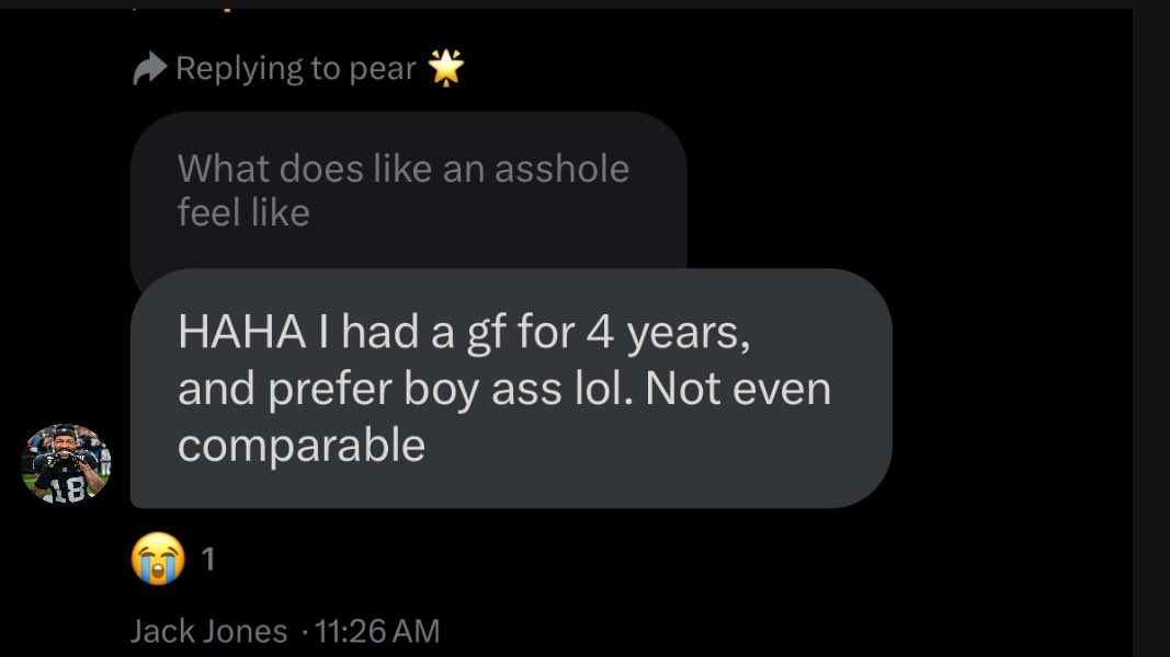 RaidersRuinMe's tweet image. Never adding @presidentjacc to a gc again 😭😭