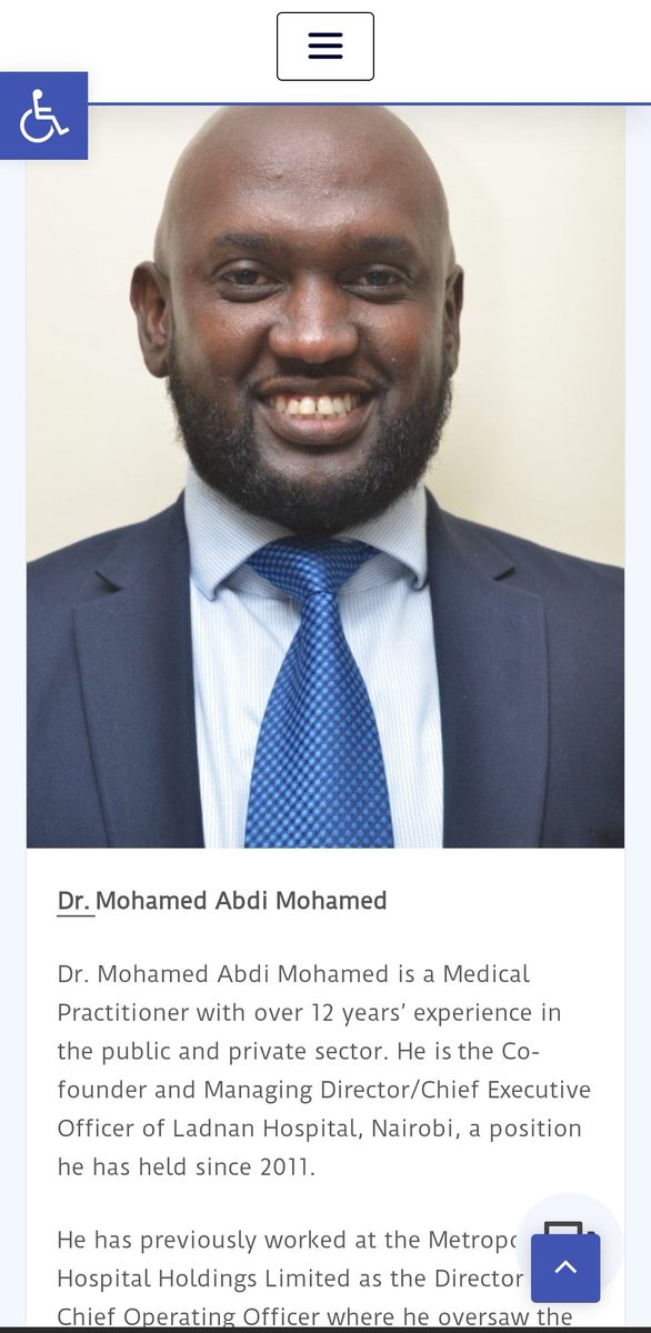 kinjeketile's tweet photo. Had to Google to believe. 
Fascinating for am elder woman to be arrested at Ladnan Hospital, days after complaining about SHA where the Chairperson is shockingly, also the CEO(per KMPDC website). 
Hawa watu wanadhani sisi ni wajinga? https://t.co/6kwEsslJoo