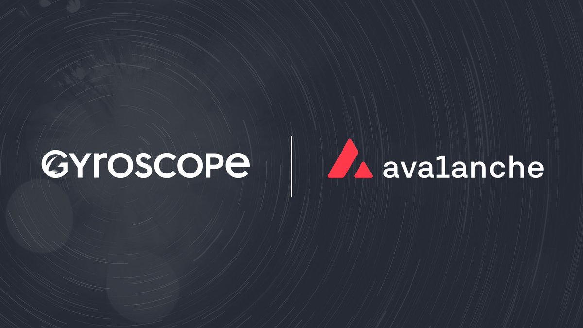 GyroStable's tweet photo. 1/ Gyroscope’s roll-out on @avax is taking shape:

> $ggAVAX | $aAVAX with @GoGoPool_
> $sAVAX | $aAVAX with @BenqiFinance
> $AVAX | $GYD
> $GYD | $aUSDC

To bootstrap adoption, LP incentives are available from Avalanche and partner protocols. https://t.co/AzyQkaz5cL