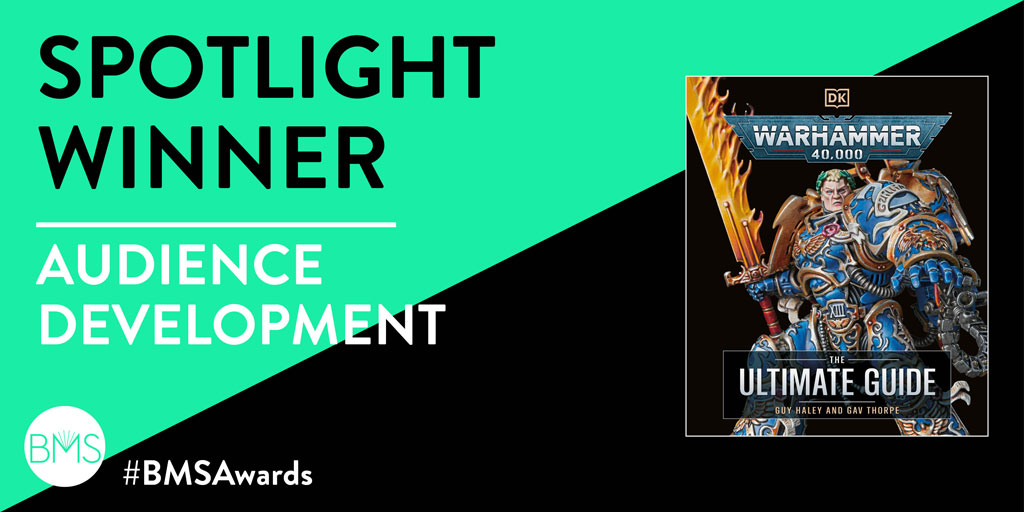 Book Marketing Society (@bmsoc) on Twitter photo The Spotlight Award for Audience Development goes to <a href="/jamesaky/">James Atkinson</a> and Tilly Mummery <a href="/dkbooks/">DK Books UK</a> for their #Warhammer40k campaign which demonstrated both determination and respect – congratulations! #BMSAwards The Spotlight Award for Audience Development goes to <a href="/jamesaky/">James Atkinson</a> and Tilly Mummery <a href="/dkbooks/">DK Books UK</a> for their #Warhammer40k campaign which demonstrated both determination and respect – congratulations! #BMSAwards