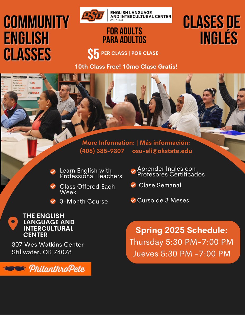 Start your English learning journey with our Community English Classes! 
This class is perfect for beginners, and registration is not required. It costs only $5 per class, and your 10th class is FREE!
Classes meet every Thursday from 5:30 PM–7:00 PM. 

#englishcommunity