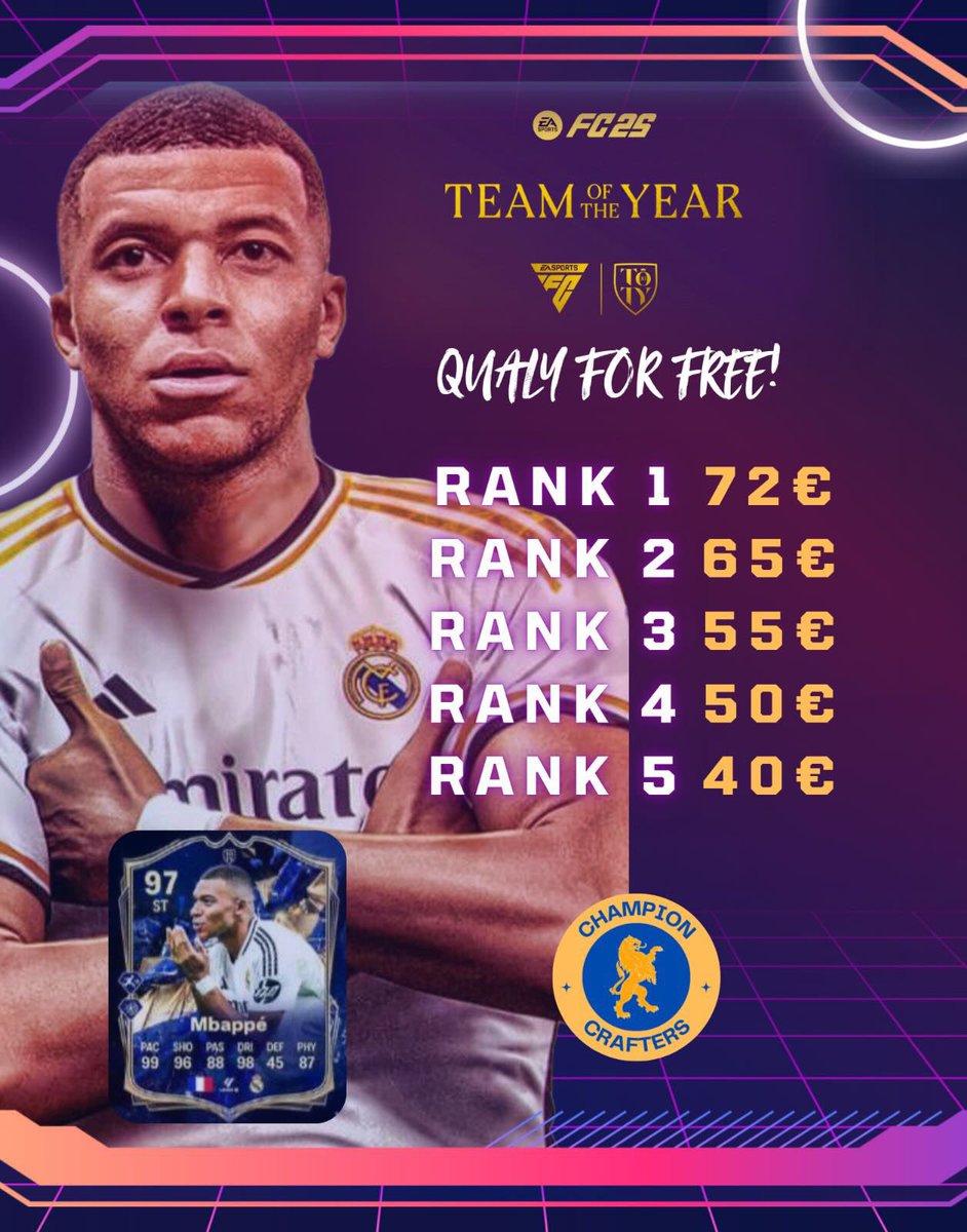 Semana del TOTY🔷
Precios Top, pagas el Rango✅
Te Juegan Pro-Players TOP TOP🧨

Reserva aquí: ⬇️⬇️⬇️⬇️⬇️⬇️

x.com/eafcrafters?s=…