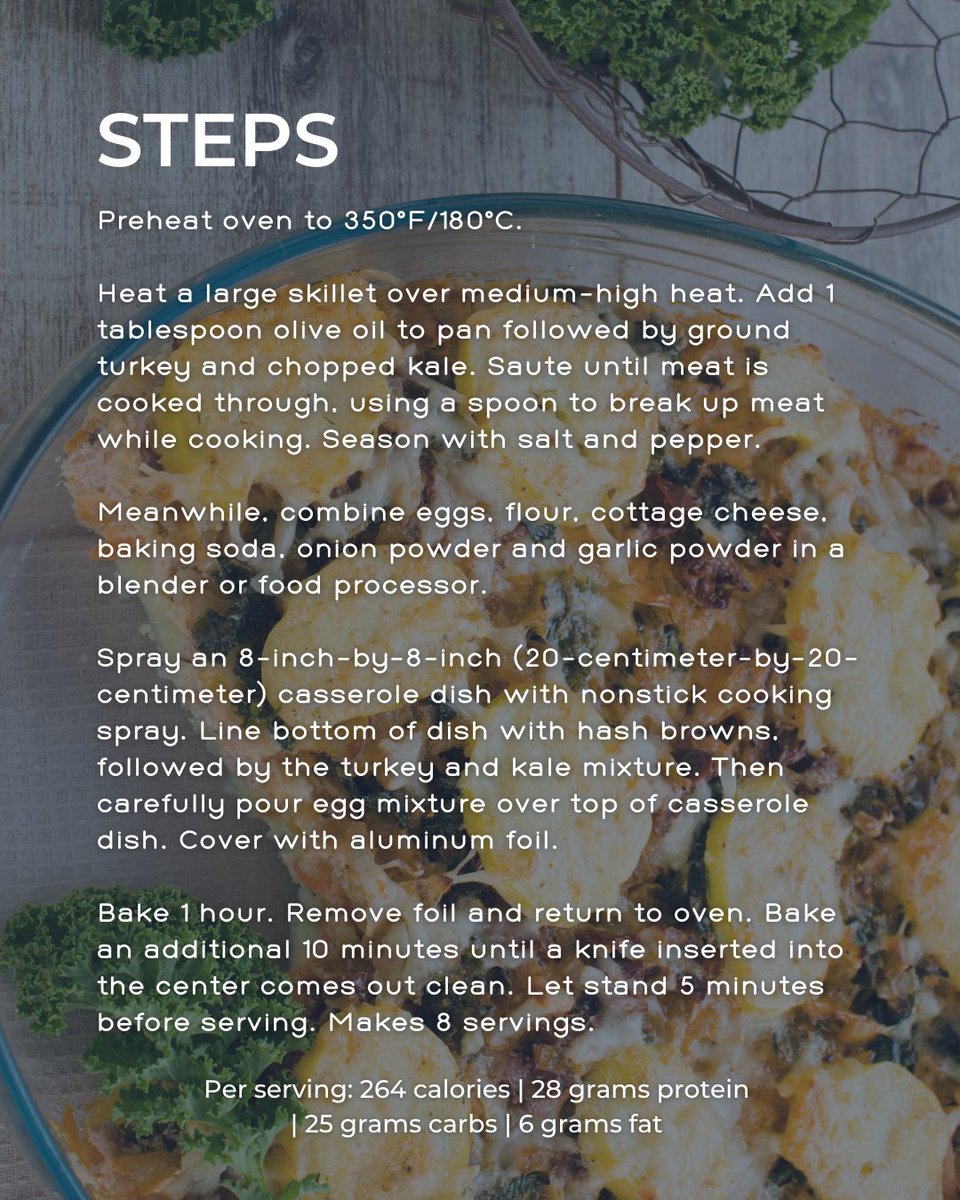 Sneak Peak⛰️ into our “Turkey Egg Bake With Kale” from the MPC Peaker Program Cookbook Month 1🍽️

So many different kinds of breakfast potatoes🥔 you can try with this recipe!

Which recipes are you going to try this week?😋

💪Join us here: mypeakchallenge.com/60-day-peaker-…