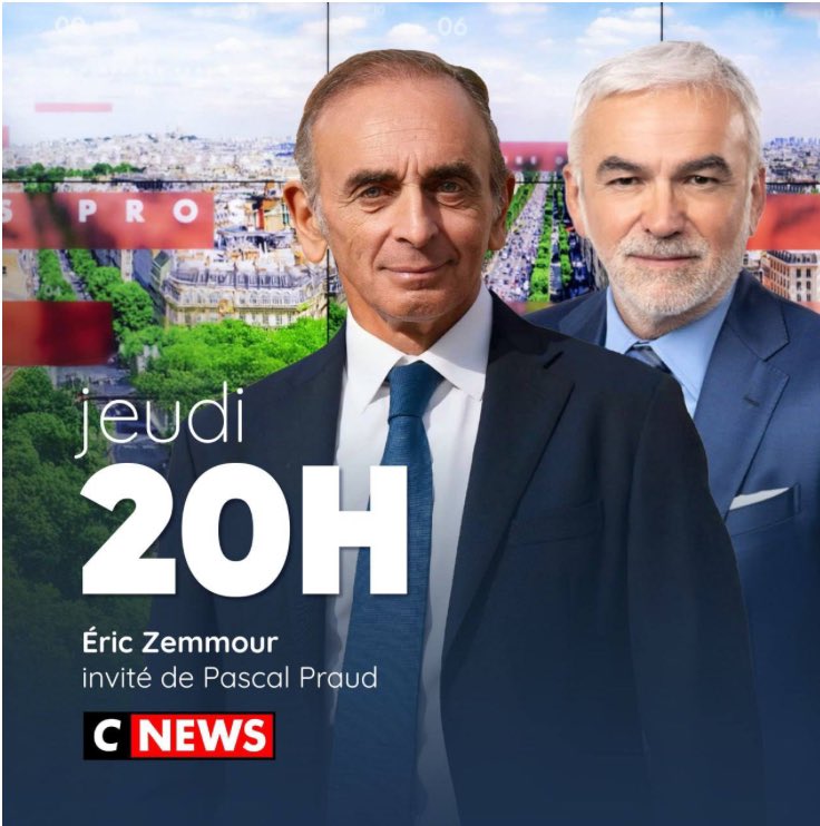NathalieMachuca's tweet image. #Zemmour2027 #Praud #CNEWS #ZOZ7