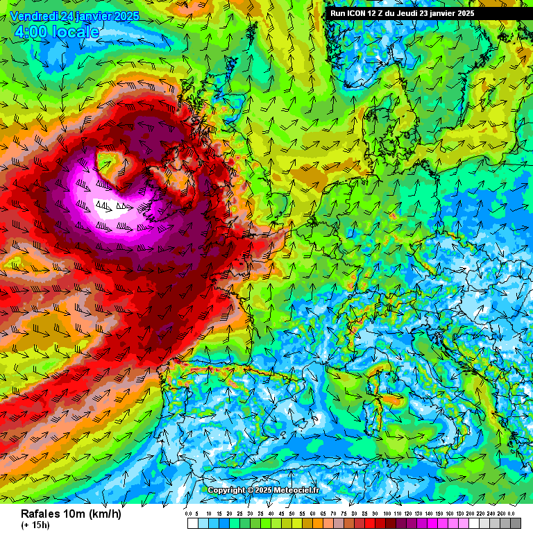SebDecaux's tweet photo. #tempête #Éowyn #Irlande
🔴⚠️Des vents destructeurs (180-200 km/h sur l'ouest) restent d'actualité pour la nuit prochaine et vendredi matin sur l'Irlande. 
Danger maximal entre 2h cette nuit et 12h demain.
La liste des impacts annoncés en dit long sur la sévérité de la tempête https://t.co/A6X5vaQGuO