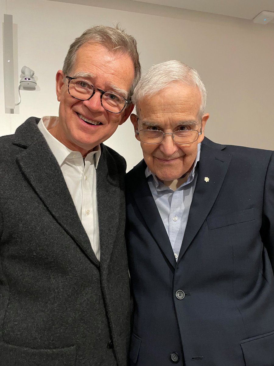 CareMcgill's tweet photo. Dr. Michael Kearney gave the first of #PalliativeCareMcGill's 10 free #NationalGrandRounds lectures on January 21, 2025 to great attendance! We were honoured to be joined by Dr. Balfour Mount, for whom the lecture was named. Video link will be sent to registered attendees. https://t.co/NOVVa17VC9