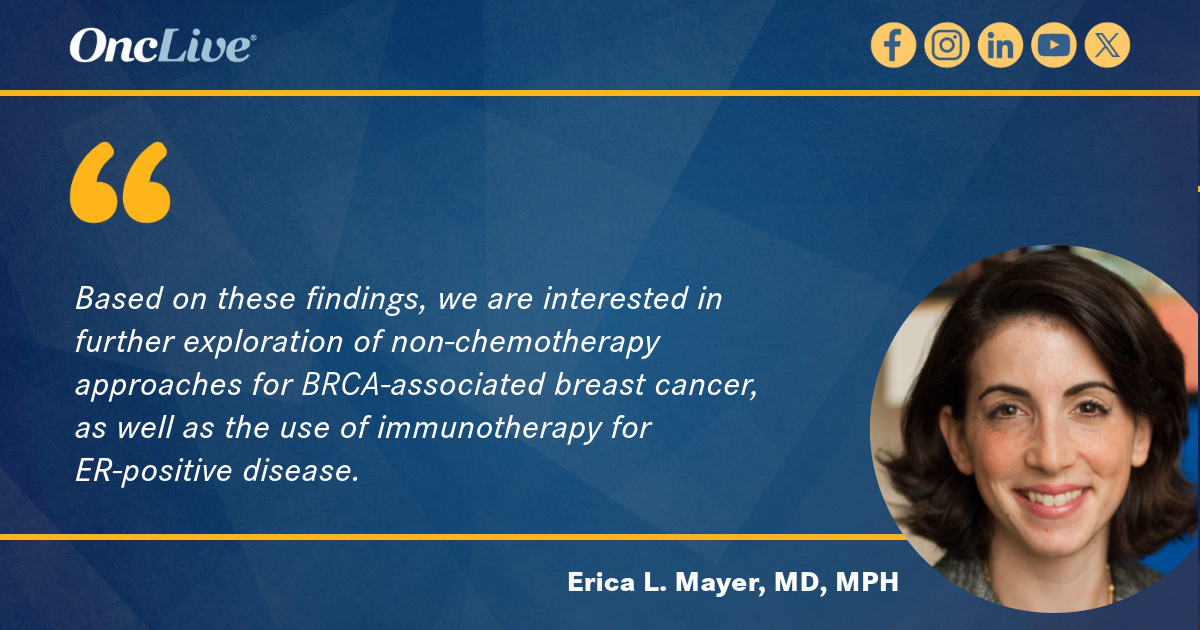 OncLive.com (@onclive) on Twitter photo <a href="/elmayermd/">Erica Mayer</a> of <a href="/DanaFarber/">Dana-Farber</a> shares insight on responses with preoperative niraparib plus dostarlimab in patients with BRCA-mutant, ER-positive, HER2-negative #breastcancer.
Read more here: onclive.com/view/neoadjuva⦠<a href="/elmayermd/">Erica Mayer</a> of <a href="/DanaFarber/">Dana-Farber</a> shares insight on responses with preoperative niraparib plus dostarlimab in patients with BRCA-mutant, ER-positive, HER2-negative #breastcancer.
Read more here: onclive.com/view/neoadjuvaā¦