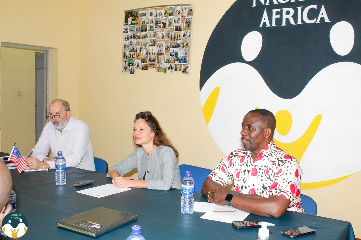 <a href="/Nachamafrica/">NACHAM AFRICA</a> was honored to host Mrs Amy T.Davison ,the Deputy Chief of Mission,Mr Jeffrey T .cole ,the Public Affairs Officer and Mr SINTUKA Ramadhani, the Public engagement specialist from the <a href="/US_Emb_Burundi/">U.S. Embassy Burundi</a> 🇺🇸🇧🇮

1/2