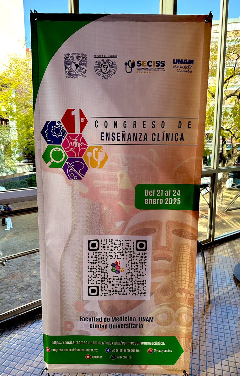 bioeticaunam's tweet photo. Presentes en el 1er Congreso de Enseñanza Clínica que organiza la @FacMedicinaUNAM. 👩🏻‍⚕️💊💉
Participa la Dra. Jennifer Hincapie Sanchez, directora de este programa con el tema: “Ética y Bioética como ejes transversales en la formación clínica”.
@seclinica @FacMedicinaUNAM https://t.co/e2gjSAUwsv
