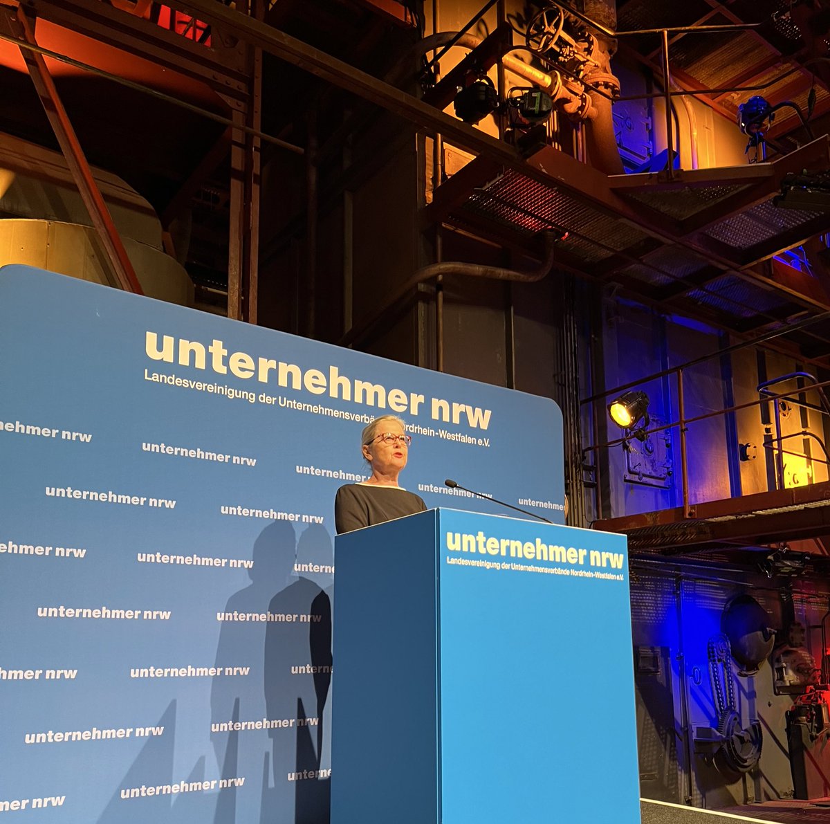 Dr. Margarete Haase, Vize-Präsidentin <a href="/unternehmer_nrw/">unternehmer nrw</a> &amp; <a href="/metallnrw/">METALLNRW</a> , eröffnet Wirtschaftspolit. Empfang in Ddorf &amp; blickt auf "Richtungswahl" #BTW25 : "Es geht jetzt um sehr viel für unser Land! 🇩🇪 muss endlich Hebel umlegen &amp; wieder auf Wachstumskurs kommen." #WirtschaftStärken